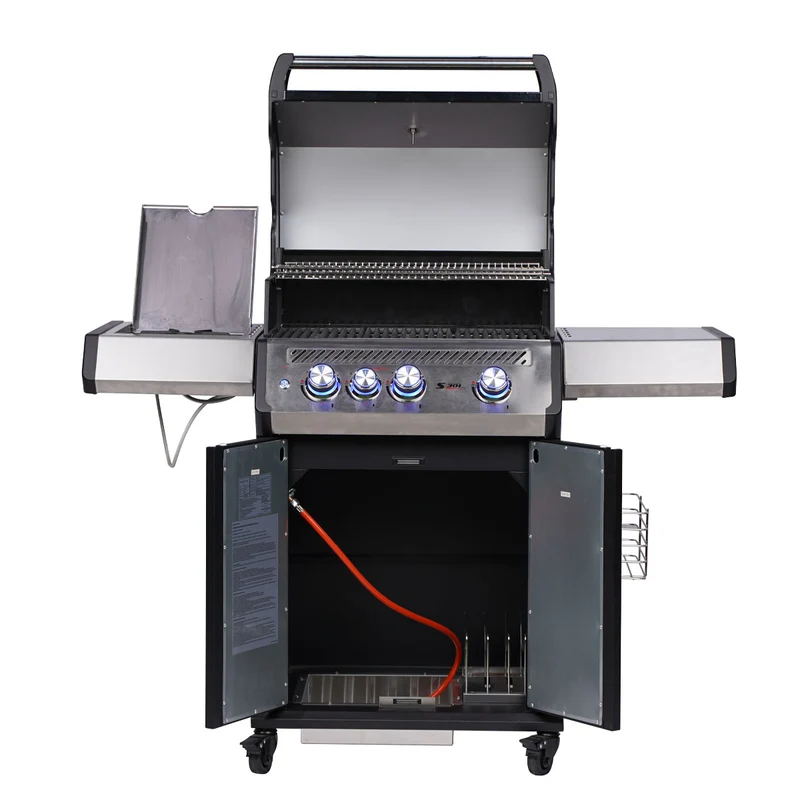 Barbecue a Gas S-318 Pro Acciaio Inox SANTOS