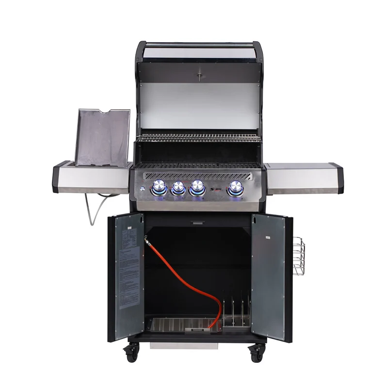 Barbecue a Gas S-301 Pro Nero Santos