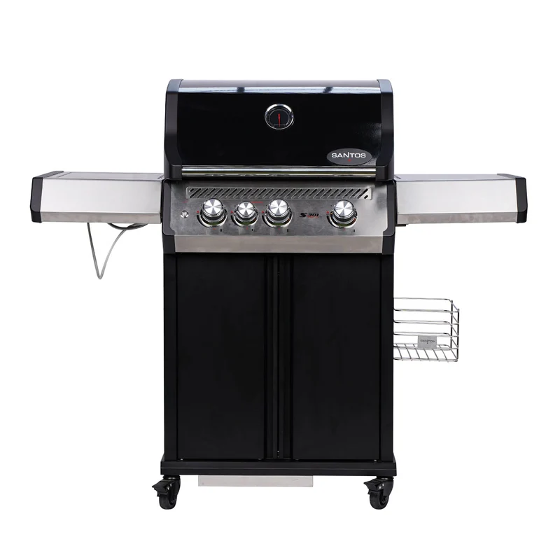 Barbecue a Gas S-301 Pro Nero Santos