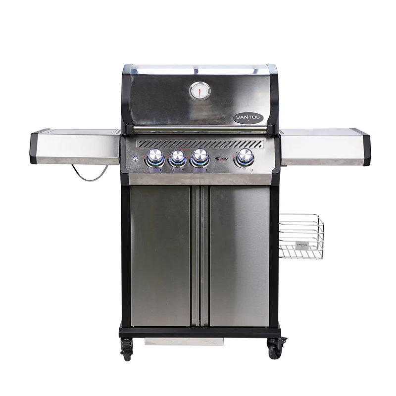 Barbecue a Gas S-301 Pro Acciaio Inox Santos
