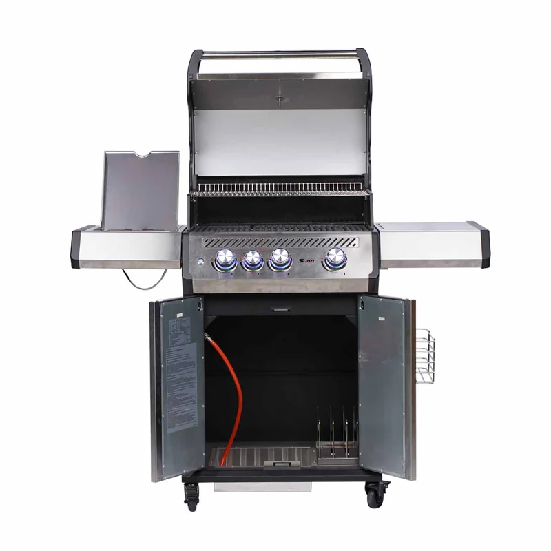 Barbecue a Gas S-301 Pro Acciaio Inox Santos