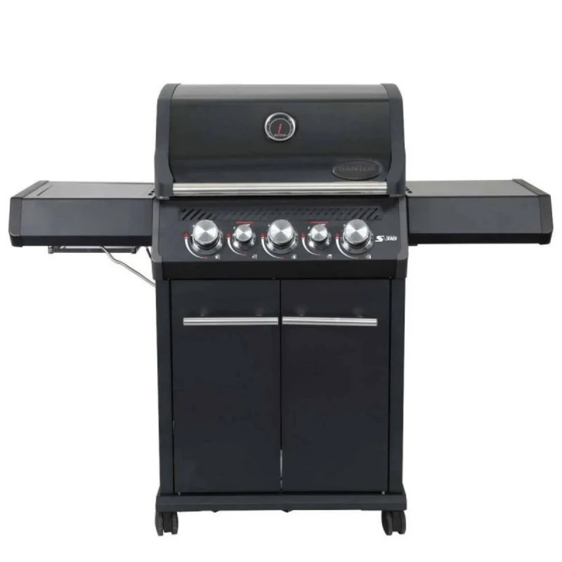 Barbecue a Gas S-318 137x64x119cm Nero Santos