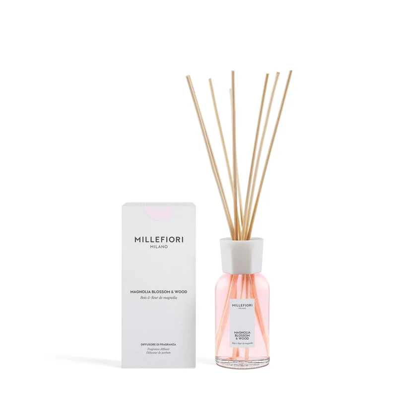 Diffusore a Bastoncini Magnolia Blossom & Wood 250ml Millefiori Milano