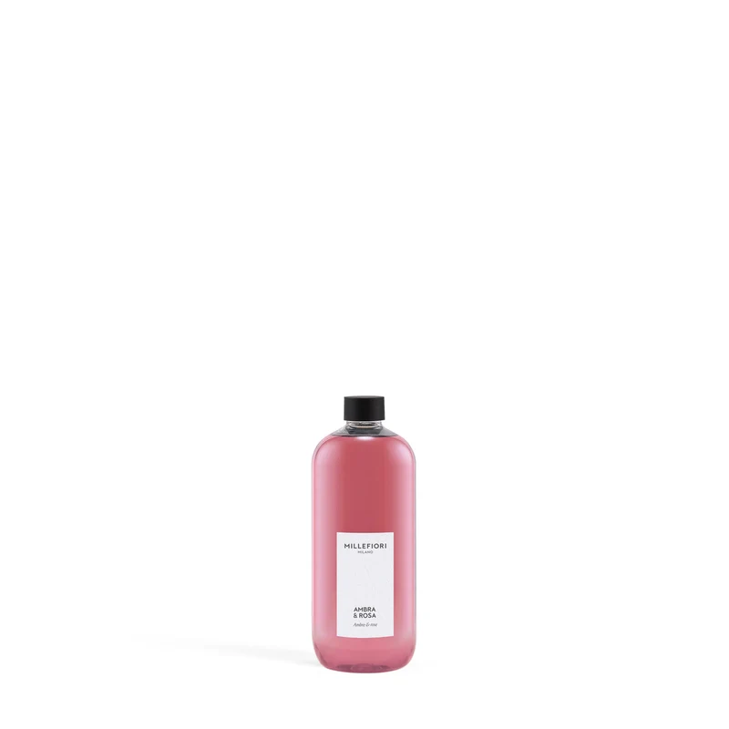 Ricarica per Diffusore a Bastoncini 500 ml Ambra Rosa MILLEFIORI MILANO