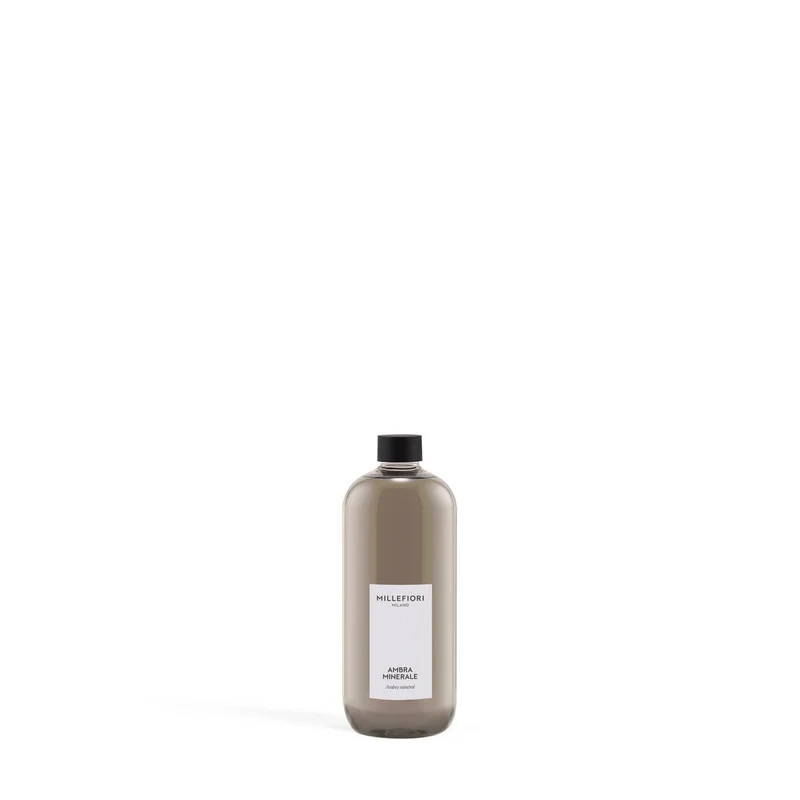 Ricarica Fragranza per Diffusore a Bastoncini Ambra Minerale 500 ml MILLEFIORI MILANO