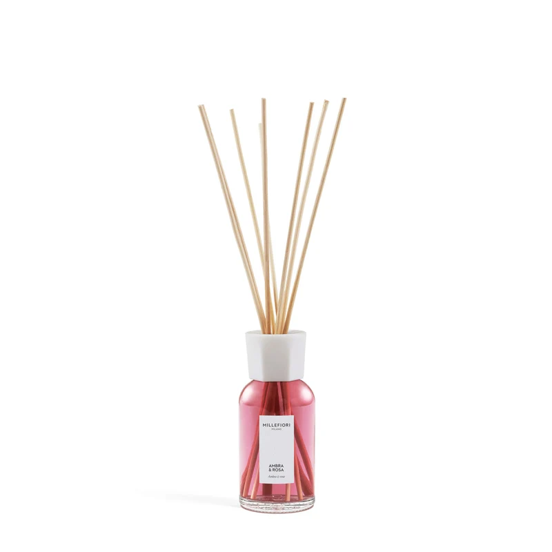 Diffusore a Bastoncini Ambra & Rosa 250 ml MILLEFIORI MILANO