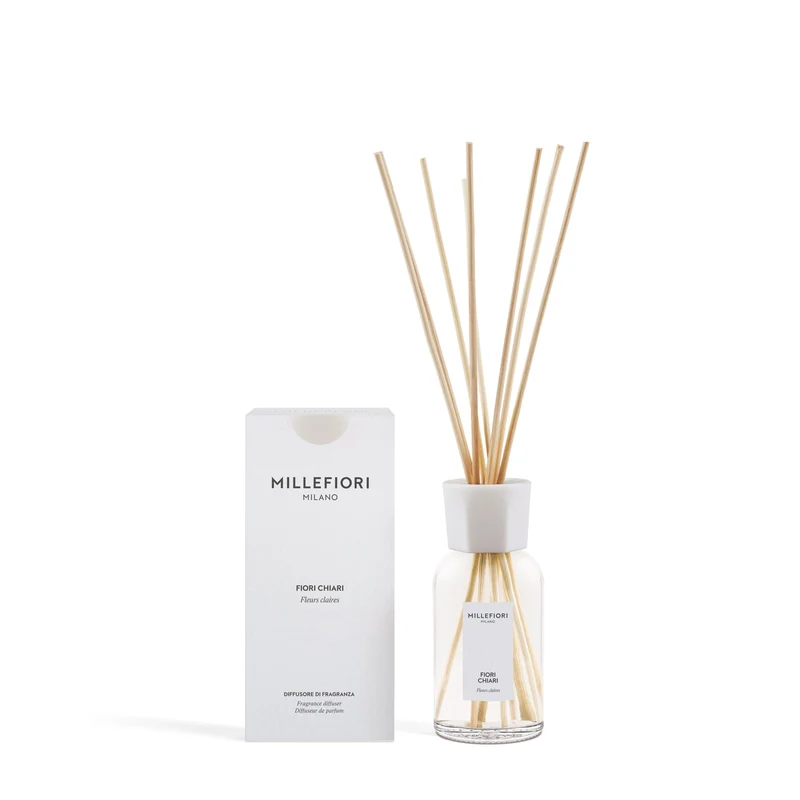 Diffusore a Bastoncini Fiori Chiari 250ml Bianco MILLEFIORI MILANO