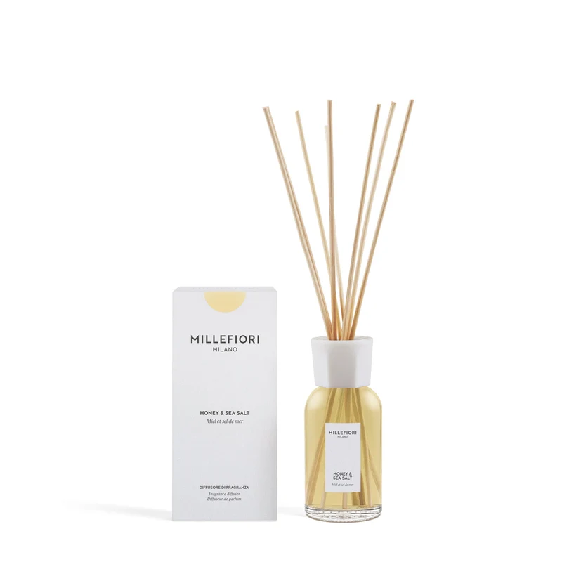 Diffusore a Bastoncini Honey & Sea Salt 250ml Millefiori Milano