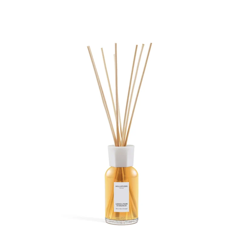 Diffusore a Bastoncini Legni e Fiori d'Arancio 100 ml MILLEFIORI MILANO