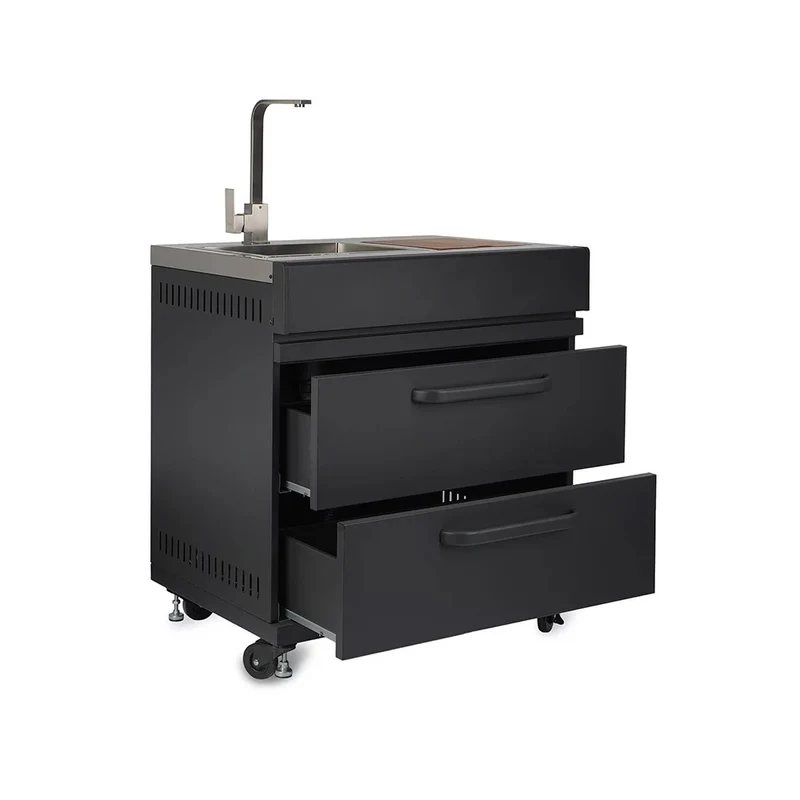 Modulo Lavello 88.5x80x62.5 cm Nero GRLLR
