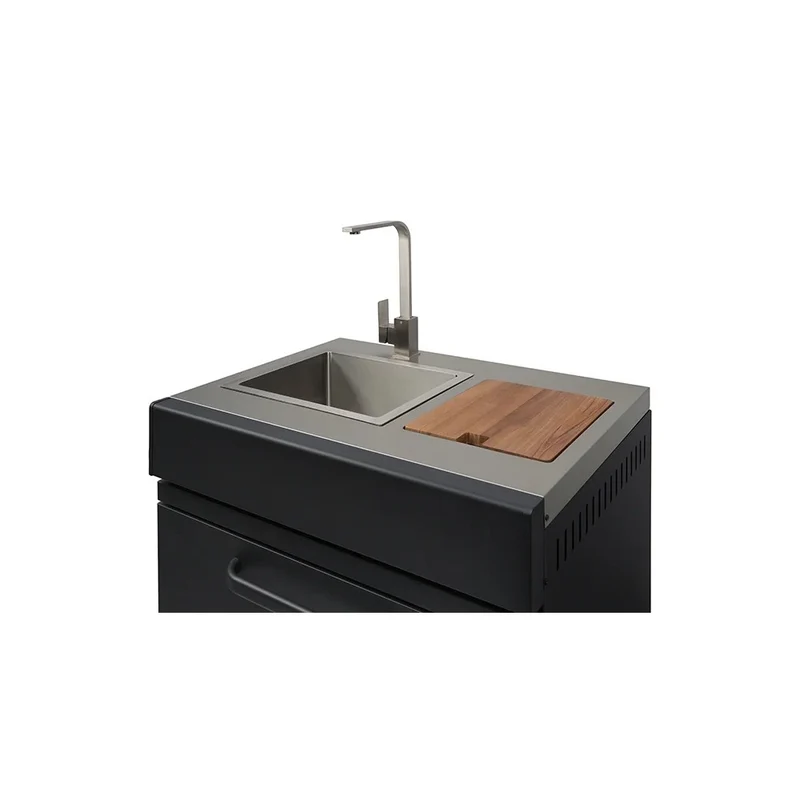 Modulo Lavello 88.5x80x62.5 cm Nero GRLLR