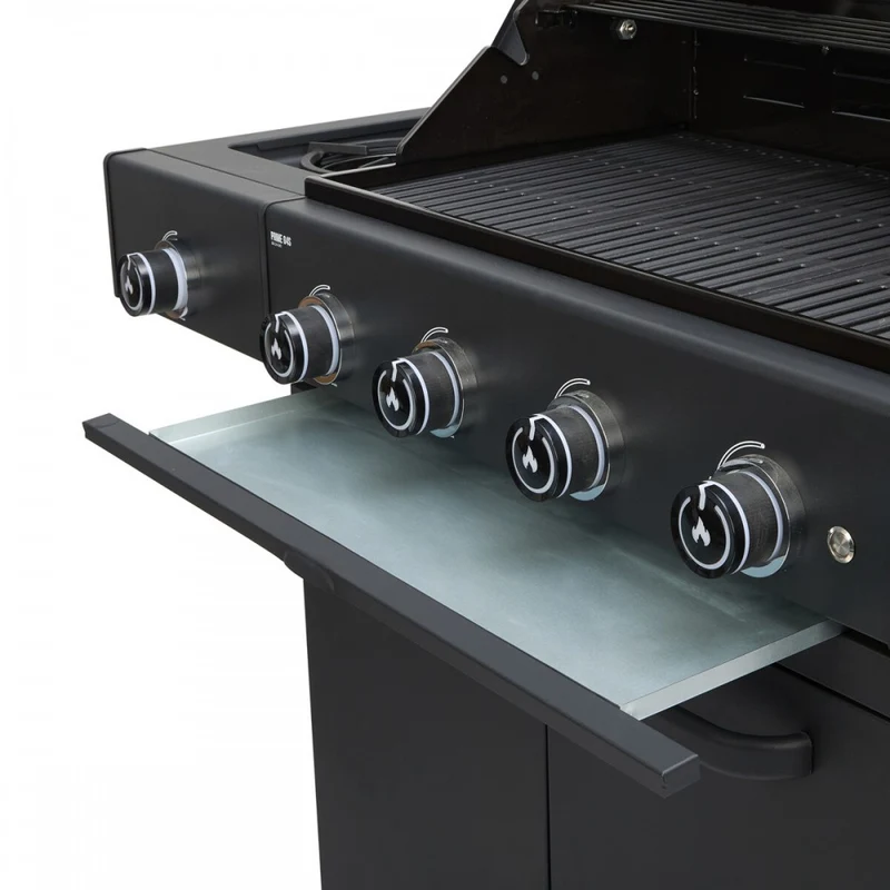 Barbecue a Gas Prime G4S 4 Fuochi 138x54x117.5 cm Nero GRLLR