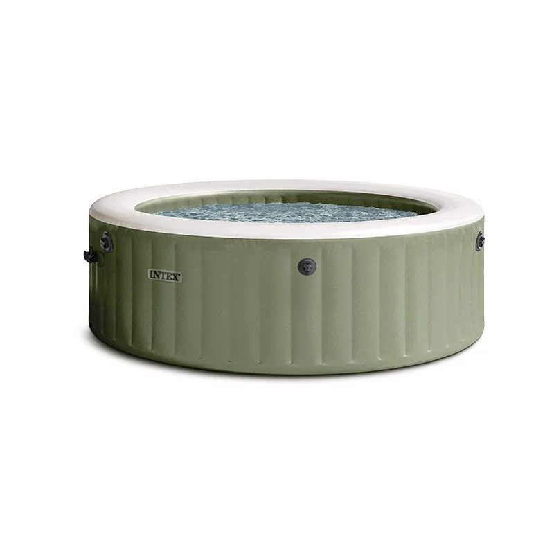 Intex Spa Idromassaggio PureSpa Bubble Massage 6 posti Verde Oliva