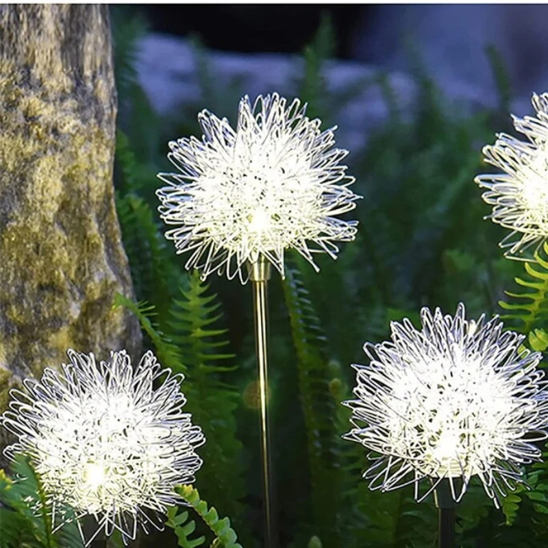 SolarFlora - Solar mælkebøtte blomsterkuglelys til magisk udendørs belysning
