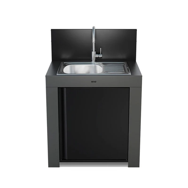 ENO Modulo lavello cucina outdoor 85x80x62 cm grigio cargo
