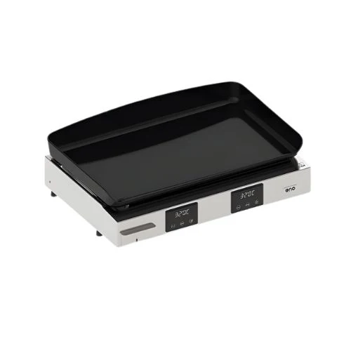 ENO Plancha Elettrica Initial 65, 62 x 36 cm, Acciaio Inox