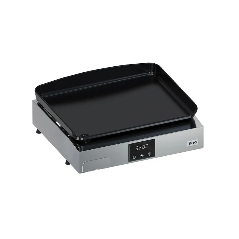 ENO Plancha Elettrica Initial 50, 49 x 48 cm, Acciaio Inox