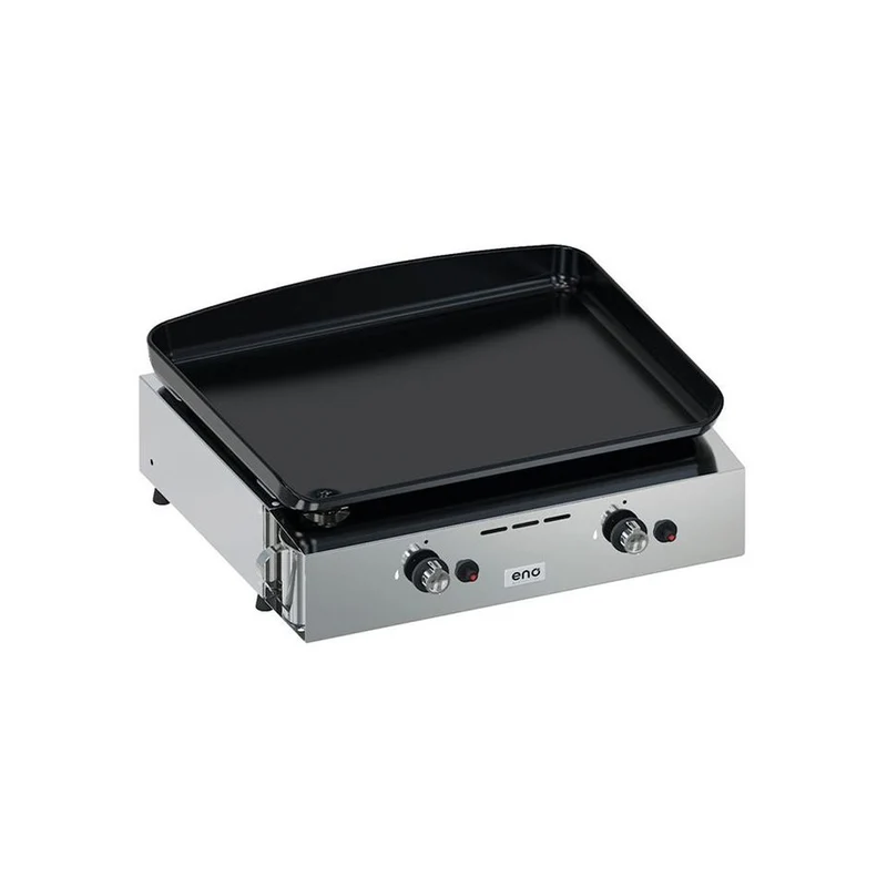 ENO Plancha a Gas Initial 50, 49 x 48 cm, Acciaio Inox