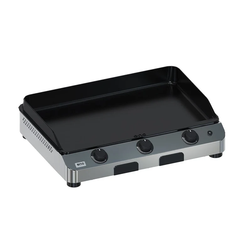 ENO Plancha a Gas Fusion 75 Inox, 75 x 58 cm, Acciaio Inox