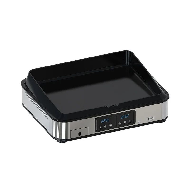 ENO Plancha Elettrica Enosign 65 Inox 24×68×57cm