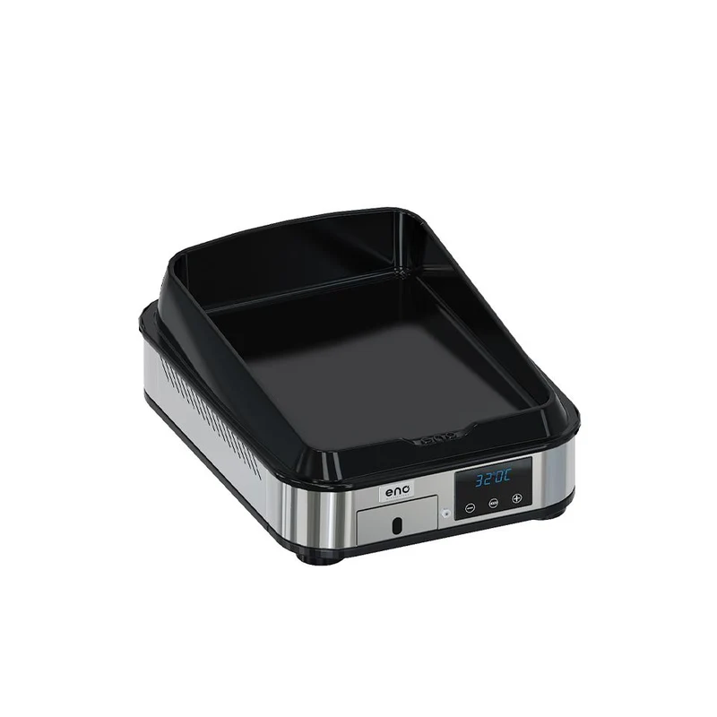 ENO Plancha Elettrica Enosign 40 Inox 24×41×57cm