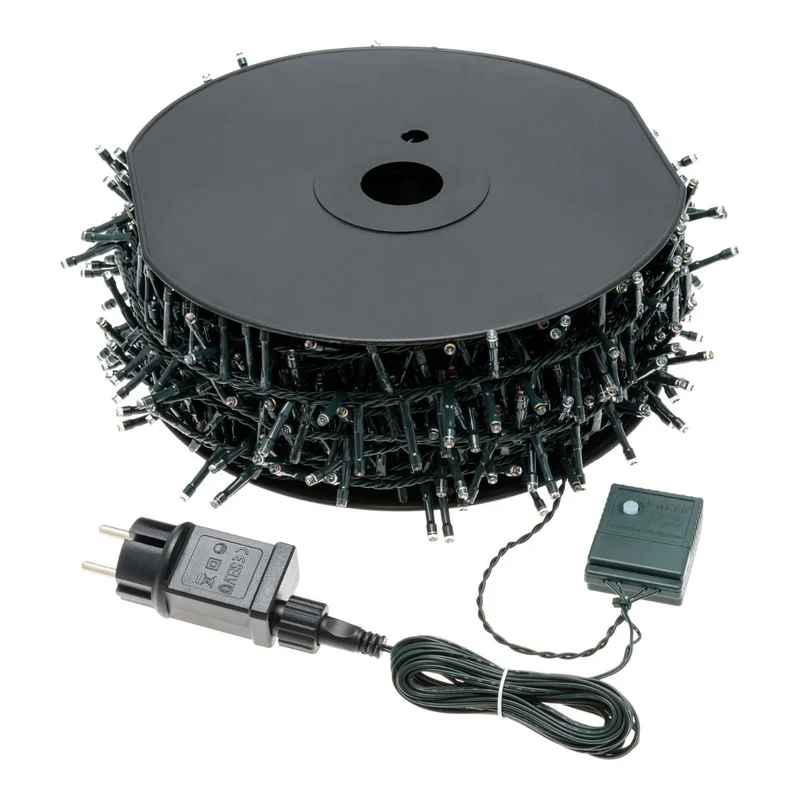 CATENA MINICLUSTER 4+60,5MT - D6 CM X 5 MM 3000 LED BIANCO CALDO