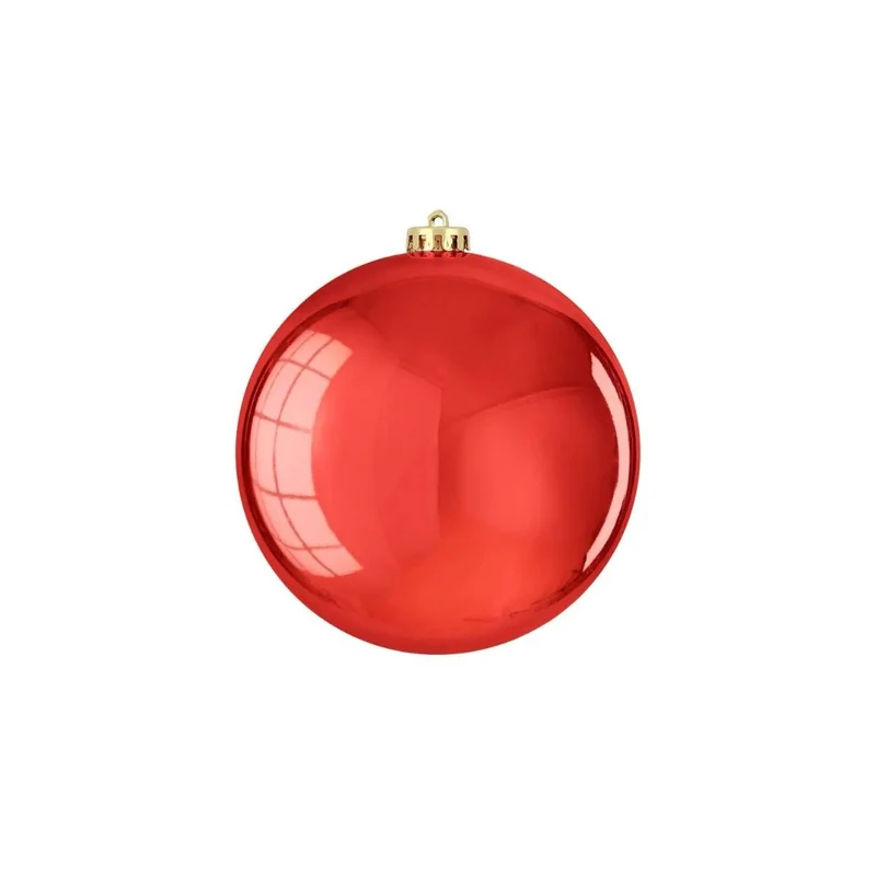 Mica Decorations Pallina di Natale lucida 25 cm, rosso