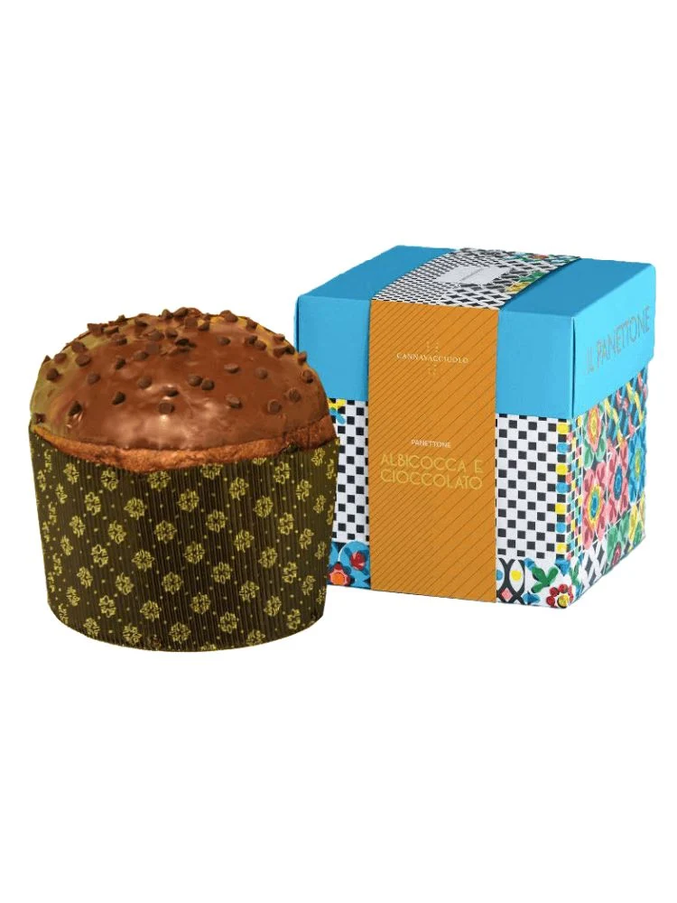 Cannavacciuolo Panettone Albicocca e Cioccolato - 1 kg