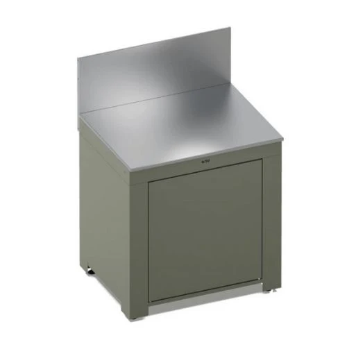 ENO Modulo 80 piano di lavoro con porta 85x80x64 cm verde salvia