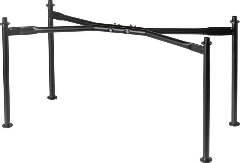 Base per vaso Cassetta Cosmo, 78 cm, nero