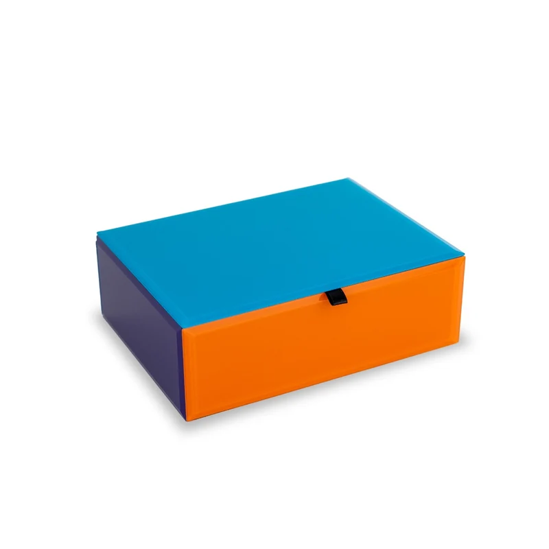 Cofanetto Contenitore in Vetro 20x15x6,8 cm