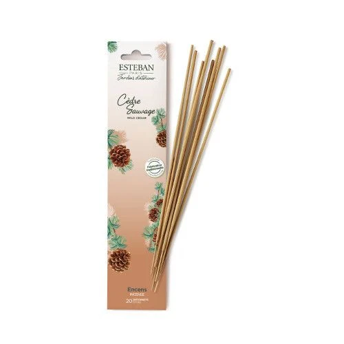 Esteban-Paris Bastoncini d’Incenso Cedro Selvatico