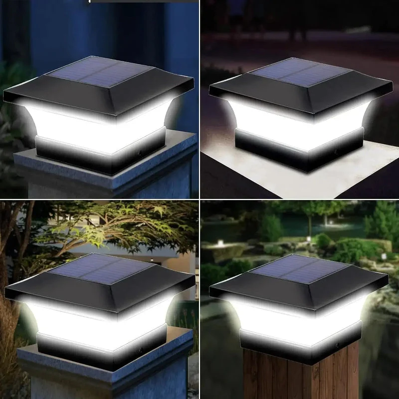 SolarGlo - Stilfuld Solar Gate Lampe til Ubesværet Udendørs Stemning