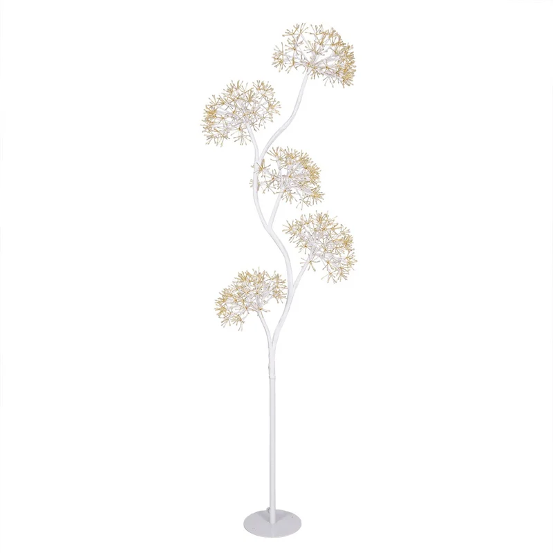 ALBERO RAMO BIANCO CON 5 SFERE H170CM MICROLED