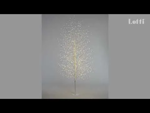 ALBERO RAMO TIGLIO BIANCO H170CM 784 MICROLED BIANCO CALDO