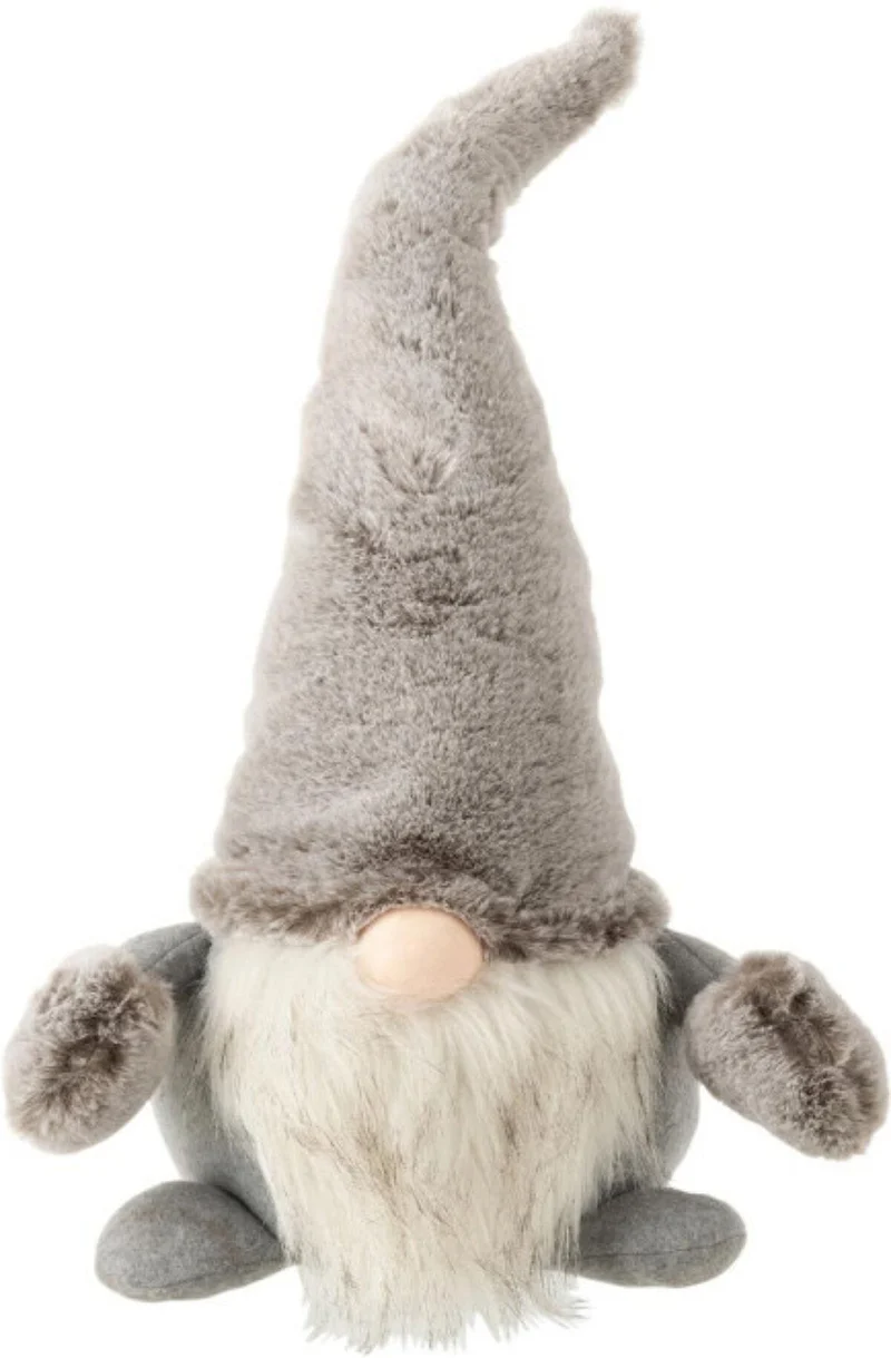 Babbo Natale 23x29x50 cm Grigio/Bianco