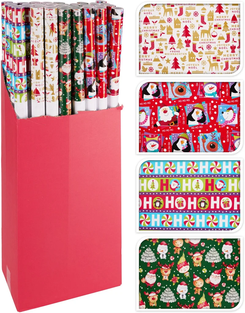 Carta Regalo Natalizia 100x500cm modello assortito