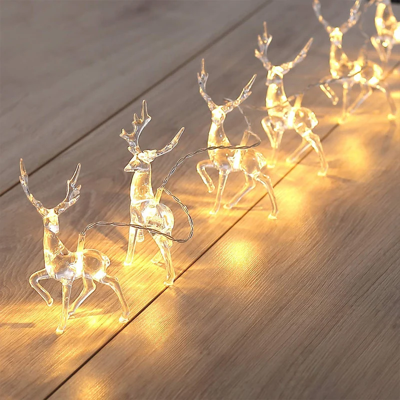 ReindeerGlow - 1,5M LED julerensdyrslyngelys til festlig jubel