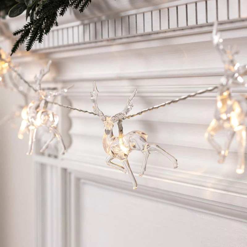 ReindeerGlow - 1,5M LED julerensdyrslyngelys til festlig jubel