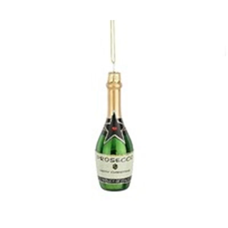 Pendente Bottiglia di Vino H.11 D.4 cm Verde