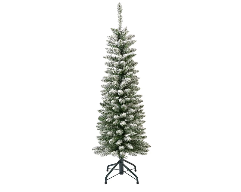 ALBERO DI NATALE SLIM 150CM PENCIL INNEVATO