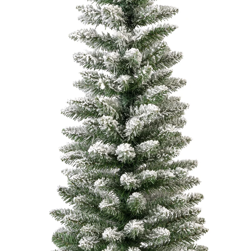 ALBERO DI NATALE SLIM 150CM PENCIL INNEVATO