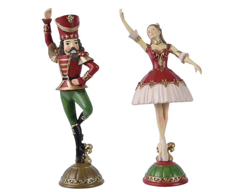 1 SCHIACCIANOCI NATALIZIO BALLERINO H21CM MODELLO ASSORTITO UOMO/DONNA