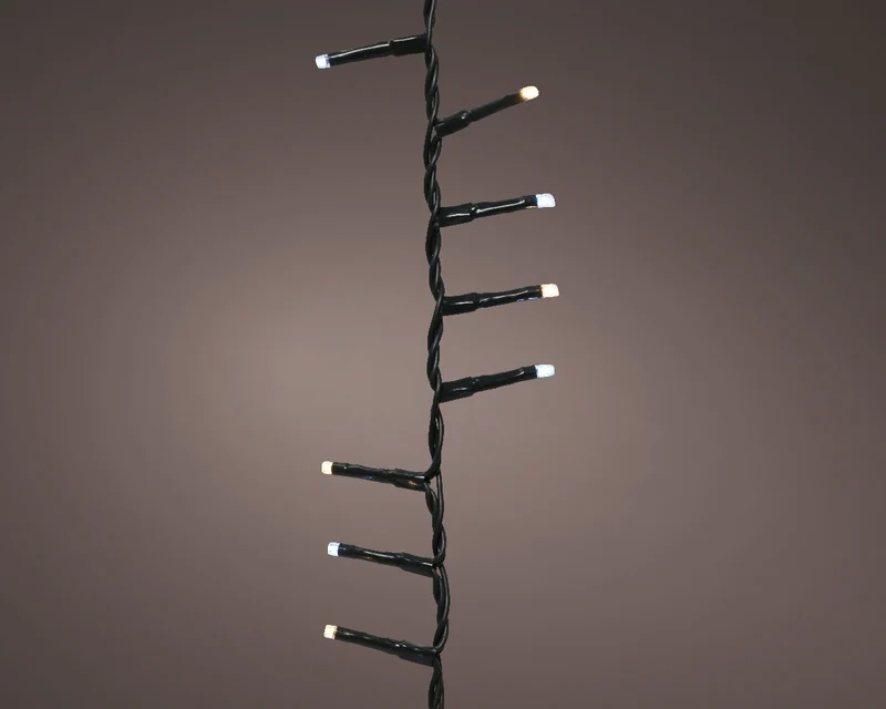 LUCI DI NATALE 1000LED VIOLA/ARANCIONE 2250 CM 8 FUNZIONI