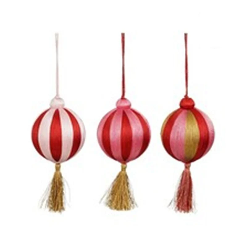 Pendente Pallina con Nappa D.8 cm Modello Assortito
