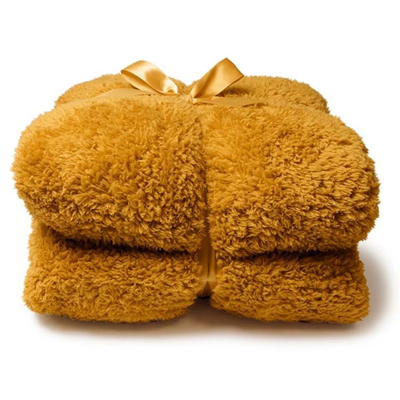Coperta Teddy 150x200cm Giallo