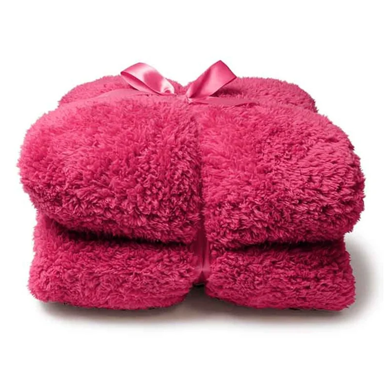 Coperta Teddy 150x200cm Fucsia