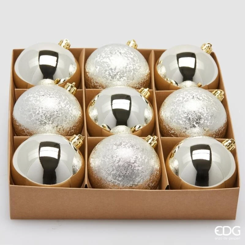 Confezione 16 Palline di natale D.6 Champagne