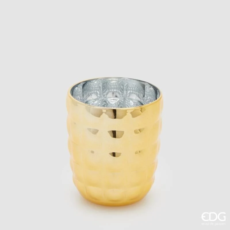 Portacandela Shine Tumbler H.9,6 D.8 Oro
