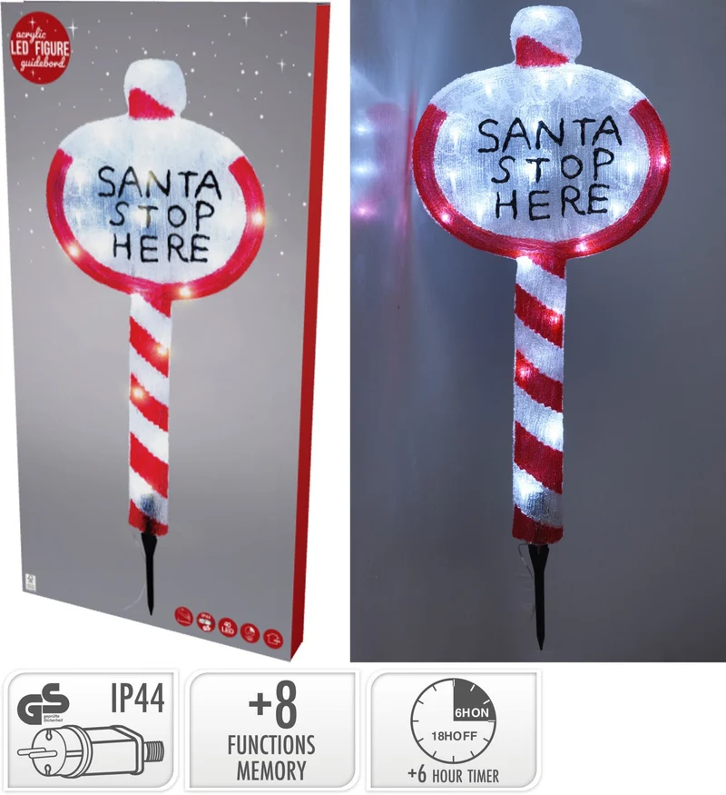 Insegna luminosa a LED, 38x78 cm, colore rosso